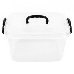 Caja Haixin 20X24X36Cm Translucido 10 Lt Plastico 7362