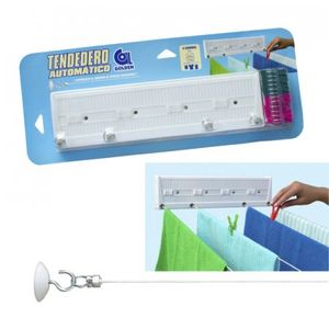 Tendedero Golden Pared 18X4X18Cm Plastico Tx4