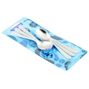 Cucharitas Tramontina 12Cm Plateado 6 Pz Acero Inoxidable 6695