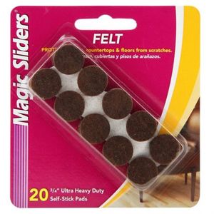 Tope Magicslider Redondo 1 Pl Marron 20 Ud 61215