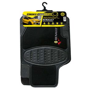 Tapete Simoniz Universal 3 Pz Negro Pvc 110024