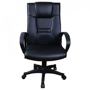 Silla Escritorio Expressions Siena 65X116X62Cm Negro Cuero Sinte