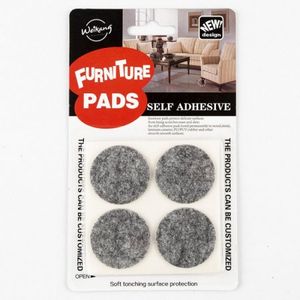 Fieltro Weikang Adhesivo Gris 4 Ud Wk-20