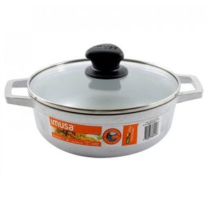 Caldero Imusa 20 Cm Gris Aluminio Fundido 5861021339