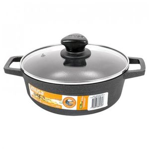 Caldero Imusa 20 Cm Gris Aluminio Fundido 5861021345