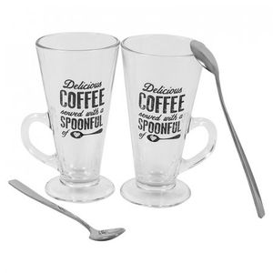 Set Cafe Expressions Transparente 270 Ml 4 Pz Vidrio 126052