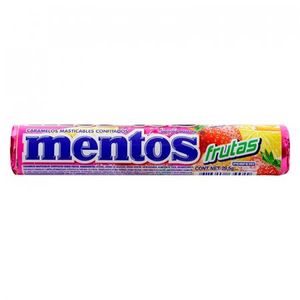 Caramelo Masticable Mentos Tubo 30 Gr Frutas 18870