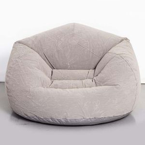 Puff Camping Intex Inflable 114X114X71Cm Gris 100 Kg Plastico