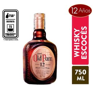Whisky Old Parr 12 Anos 750 Ml 5000281003160