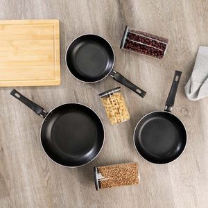 Sartenes 18-20-24 Expressions Negro 3 Pz Aluminio 14636_Nffps3