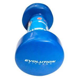 Mancuerna Evolution Fitness Azul 3 Kg Vinilo Fdb_01A_3