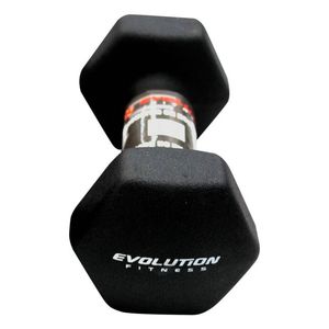 Mancuerna Evolution Fitness Negro 5 Kg Neopreno Fdb_01N_5