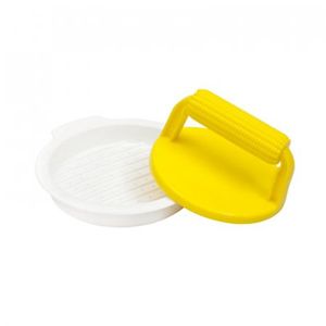 Molde Arepa Damecos 19 Cm Amarillo Plastico Mpa