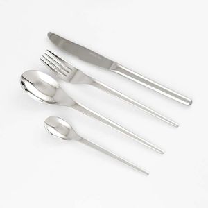 Cubiertos Expressions Minimal Plateado 16 Pz Acero Inoxidable