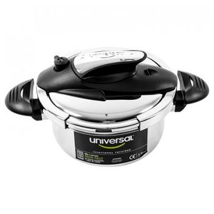 Olla Presion Universal Plateado 4 Lt Acero Inoxidable L37570