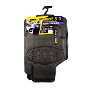 Tapete Universal Simoniz Renault 3 Pz Negro Pvc 111367