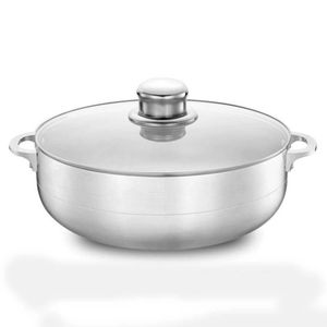 Caldero Con Tapa Alpine 30 Cm Plateado Aluminio Ai_7000_3Gl