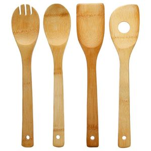 Utensilios 5 Five Set 30Cm Natural 4 Ud Bambu 120058