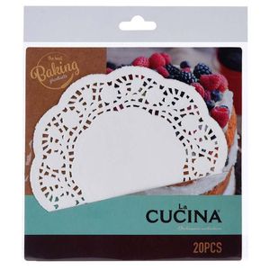 Base Torta La Cucina X21Cm Blanco 20 Ud Papel C16500000