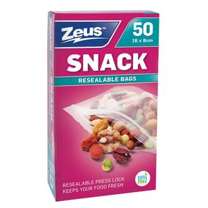 Bolsa Hermetica Zeus 10X18Cm Transparente 50 Ud Plastico Bc0122