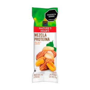 Mezcla Proteina Natures Hearth 35 Gr Mani Mezcla Proteina