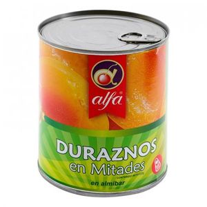 Duraznos Alfa En Mitades 820 Gr 020070207