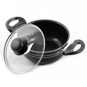 Olla Con Tapa Expressions 16 Cm Negro Aluminio 14636_20Wpns_C