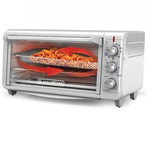 Horno Tostador Black And Decker 62X35X39Cm Plateado 30 Lt 1500