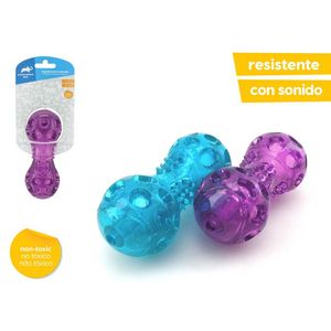 Juguete Perro Animal Planet Hueso 9X5X20Cm 5.7 Cm Multicolor Goma