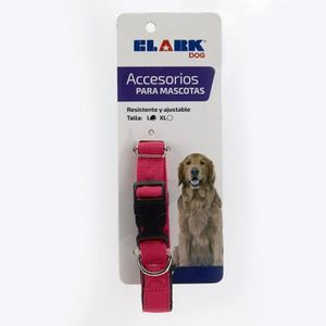 Collar Perro Clark L Fucsia Poliester 40964
