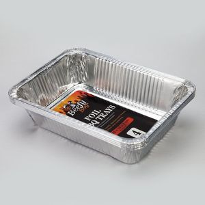 Bandeja Beefy Boy 22X6Cm Plateado Aluminio Kc0077