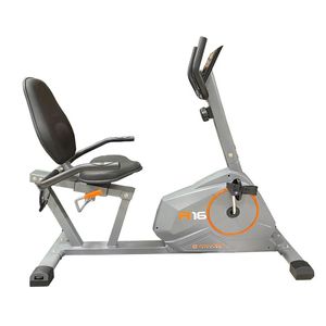 Bicicleta Evolution Fitness Estatica Recumbent 50X150X115Cm Gris