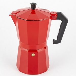 Cafetera Italiana Expressions Rojo 9 Tz Aluminio Hf-3_3