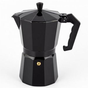 Cafetera Italiana Expressions Negro 9 Tz Aluminio Hf-4-3