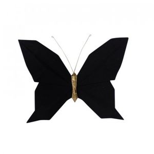 Placa 14704 Mariposa Negra Lv19 Gold