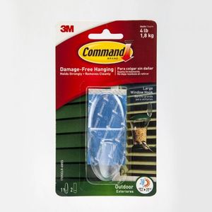 Gancho Command Alambre Grande Transparente 2 Kg 17093Clr-Awes