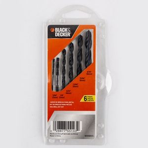 Broca Black And Decker Metal 6 Ud Bd0060Cs