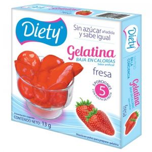 Gelatina Diety Caja 13 Gr Fresa 28029