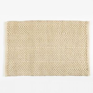 Tapete Expressions Pie Cama 50X80Cm Beige Algodon Aí1395301