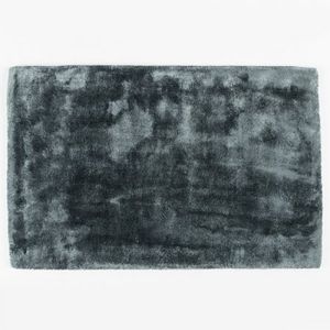 Tapete Expressions Pie Cama 50X80Cm Azul Poliester Aí1293805