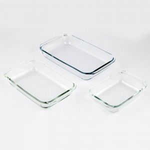 Refractaria Expressions 3 Ud Transparente Vidrio Pl5+Pl6+Pl7