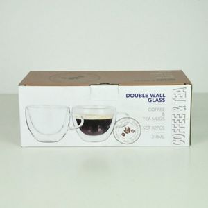 Set Cafe Expressions Transparente 310 Ml 2 Ud Vidrio 365039_