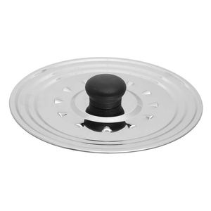 Tapa 5 Five 22 Cm Negro Plateado Aluminio 135180