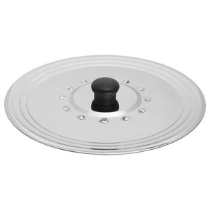 Tapa 5 Five 32 Cm Negro Plateado Aluminio 220552