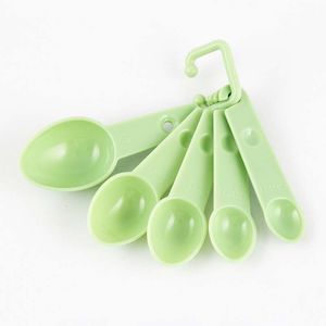 Cucharas Medidoras Expressions Verde 5 Ud Plastico Kf-D007Ka1081