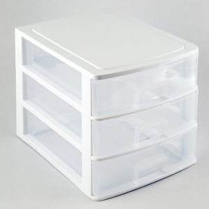 Cajoneros Great Plastic Stylo 35X26X26Cm Blanco Polipropileno 2