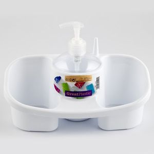 Dispensador Jabon Great Plastic Blanco Plastico 1190