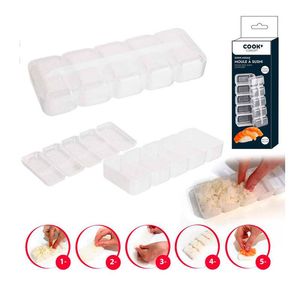 Molde Sushi Cook Concept 6 Cm Transparente Plastico Ku6462