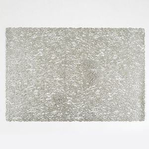 Individual Expresiso Expressions 5X30Cm Spagueth Silv Ns Pvc Rect