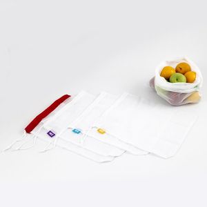 Bolsas Joie Reutilizables 13X18Cm Blanco 5 Ud Poliester 29141